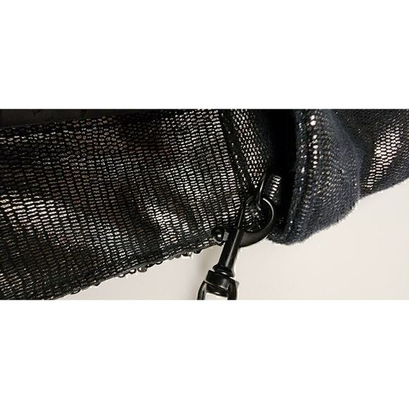 Simply Vera  Wang Sequins Evening Clutch Purse Metallic Accent. - Picture 10 of 13